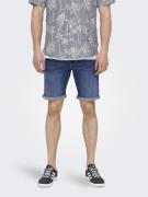 NU 20% KORTING: ONLY & SONS Short ONSPLY MBD 8772 TAI DNM SHORTS NOOS