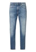 Boss Orange Straight jeans RE.MAINE BO met lederen boss badge