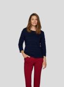 NU 20% KORTING: Rabe Shirt met 3/4 mouwen in krinkel-look