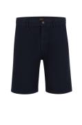 NU 20% KORTING: Boss Orange Chino slim-Shorts met contrastdetails