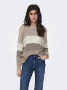 Only Gebreide trui ONLATIA L/S STRIPE PULLOVER KNT NOOS