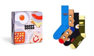 NU 20% KORTING: Happy Socks Lange sokken (Set van 4)