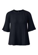 NU 20% KORTING: s.Oliver BLACK LABEL Chiffon blouse met plisséplooien