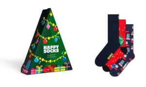 NU 20% KORTING: Happy Socks Lange sokken (Set van 3)