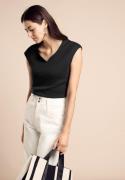 NU 20% KORTING: STREET ONE Shirttop met hartvormige halslijn