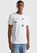 NU 20% KORTING: United Colors of Benetton T-shirt met merklabel