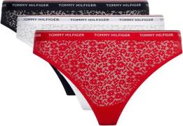 NU 20% KORTING: Tommy Hilfiger Underwear Slip 3 PACK THONG LACE (EXT S...