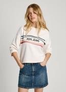 NU 20% KORTING: Pepe Jeans Sweatshirt EDELINE met logoprint