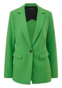 Comma Lange blazer met een diepe v-hals