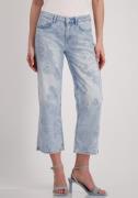 NU 20% KORTING: Monari Straight jeans met roosmotief