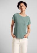 NU 20% KORTING: STREET ONE Shirttop met borstzak