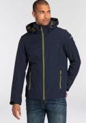 Icepeak Softshell-jack H SOFTSHELLJACKE BRIMFIELD met stijlvolle logo-...