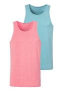 NU 20% KORTING: John Devin Tanktop in mooie mêlee-look (set, 2)