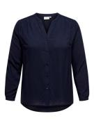 NU 20% KORTING: ONLY CARMAKOMA Gedessineerde blouse CARANITA LS SHIRT ...