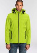 Icepeak Softshell-jack H SOFTSHELLJACKE BRIMFIELD met stijlvolle logo-...