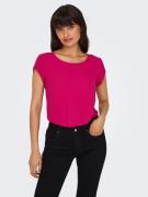 NU 20% KORTING: Only Blouse met korte mouwen ONLVIC S/S SOLID TOP NOOS...