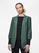 pieces Blouseblazer PCBOSELLA 3/4 BLAZER NOOS met plooidetail op de mo...