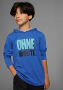 KIDSWORLD Capuchonshirt Zonder woorden!