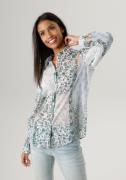 NU 20% KORTING: Aniston SELECTED Overhemdblouse in een motievenmix - e...