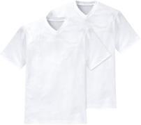 Schiesser Shirt met V-hals "Essentials" (2-delig, Set van 2)