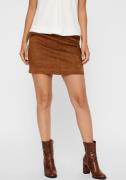 NU 20% KORTING: Vero Moda Imitatieleren rok VMDONNADINA FAUXSUEDE SHOR...