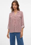 NU 20% KORTING: Vero Moda Overhemdblouse VMBUMPY L/S SHIRT NEW WVN GA ...