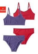 NU 20% KORTING: Buffalo Set: Bustier (set, 4-delig, Met slip)