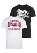 NU 20% KORTING: Lonsdale T-shirt COLLESSIE (set, 2-delig)