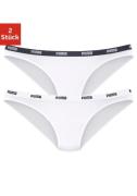 PUMA Bikinibroekje Iconic met smalle logo-weefband (2 stuks, Set van 2...