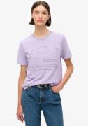 NU 20% KORTING: Superdry Shirt met print EMBOSSED VL RELAXED T SHIRT