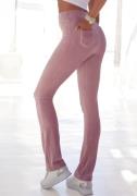 NU 20% KORTING: Lascana Jazzpants uit zacht materiaal in cordlook, lou...