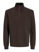 NU 20% KORTING: Jack & Jones Sweatshirt JJEBRADLEY SWEAT HALF ZIP NOOS