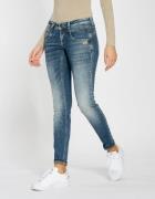 NU 20% KORTING: GANG Skinny fit jeans 94NENA in modieuze wassing