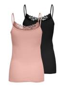 Only Kanten top ONLKIRA LACE SINGLET 2PACK NOOS (Set van 2)