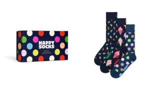 NU 20% KORTING: Happy Socks Sokken Navy Gift Set (Set van 3)