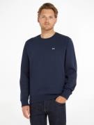 NU 20% KORTING: TOMMY JEANS Sweatshirt TJM REGULAR FLEECE C NECK met m...