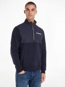 NU 20% KORTING: Tommy Hilfiger Sweatshirt MONOTYPE MIX MEDIA HALF ZIP ...