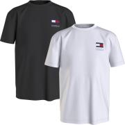 TOMMY JEANS T-shirt TJM SLIM 2PACK S/S FLAG DNA TEE met grote logoprin...