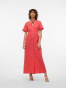 NU 20% KORTING: Vero Moda Maxi-jurk VMNATALI SS ANKLE DRESS WVN GA SPE