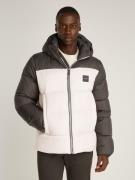 Calvin Klein Outdoorjack HOODED QUILT COLOR-BLOCK PUFFER