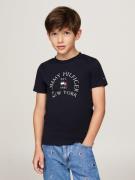 NU 20% KORTING: Tommy Hilfiger T-shirt NAUTICAL ARCH PRINTED REG TEE S...