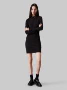 Calvin Klein Sweatjurk LOGO ELASTIC MILANO DRESS