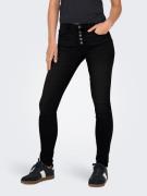 NU 20% KORTING: Only Skinny fit jeans ONLHUSH MID SK VIS BUTTON DNM BO...