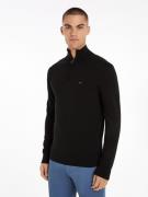 NU 20% KORTING: Tommy Hilfiger Schipperstrui ESSENTIAL COTTON ZIP MOCK