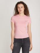 TOMMY JEANS T-shirt TJW SLIM LINEAR TEE met een logo-opschrift