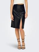 Only Imitatieleren rok ONLNEWOLINE FAUX LEATHER SKIRT CC OTW