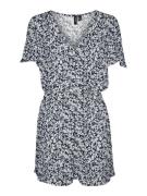 NU 20% KORTING: Vero Moda Jumpsuit VMMENNY V-NECK SS PLAYSUIT WWN GA