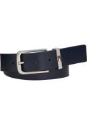 TOMMY JEANS Leren riem TJM Elevated Flag 3.5 cm