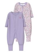 NU 20% KORTING: Name It Pyjama NBFNIGHTSUIT 2P ZIP FF PETIT FLOWER NOO...