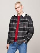 TOMMY JEANS Overhemdjasje TJM CHECK SHERPA OVERSHIRT EXT